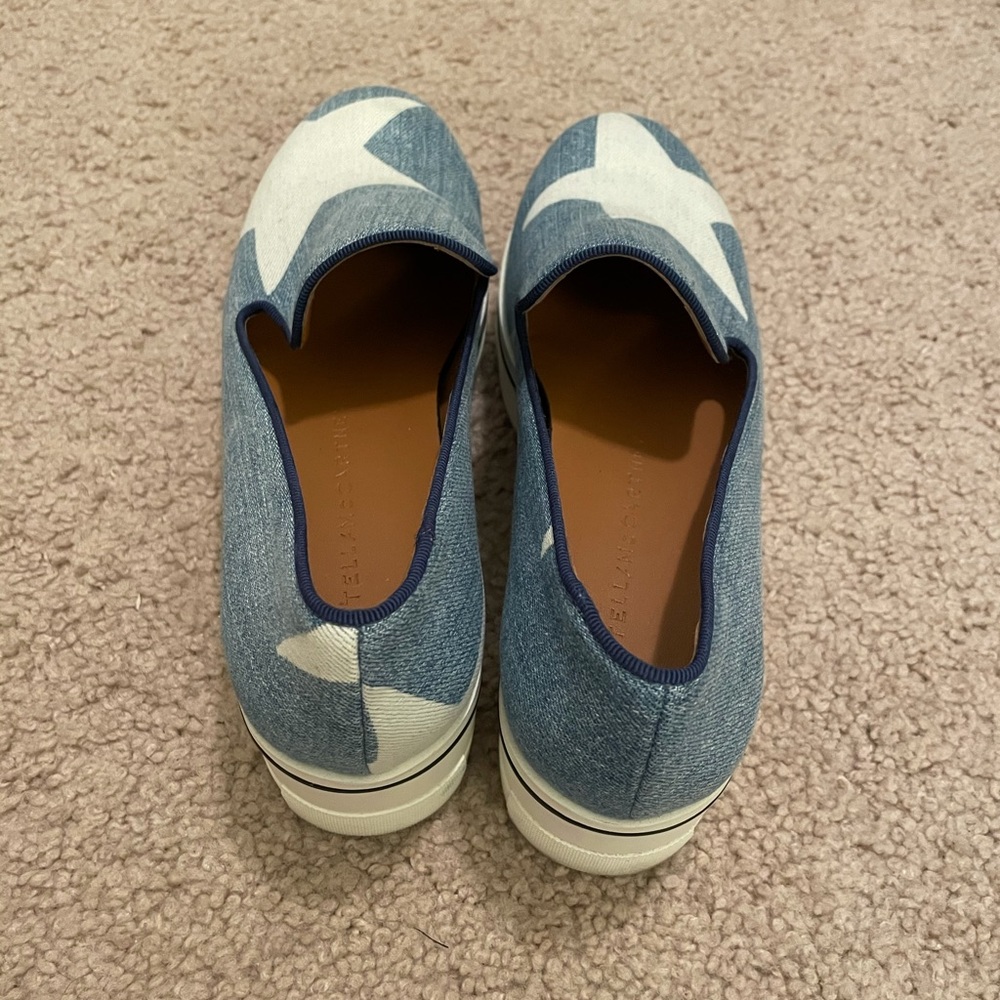 Stella McCartney Binx Denim Platform Sneakers - Picture 6 of 9